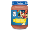 Gerber Piure Banan,capsuni,zmeura,ovas 190g