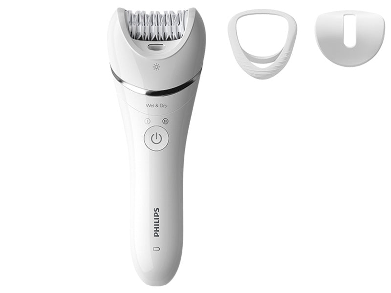 Philips PC Epilator Satinelle Advanced cu discuri ceramice, umed&uscat, fara fir, reincarcabil, opti light, BRE700/00