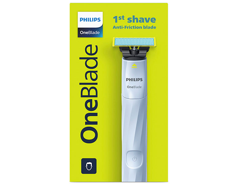 Philips PC Trimer OneBlade 1st Shave, autonomie 30 min/ incarcare 8h (NiMH), 1x lama Anti-friction QP1324/20