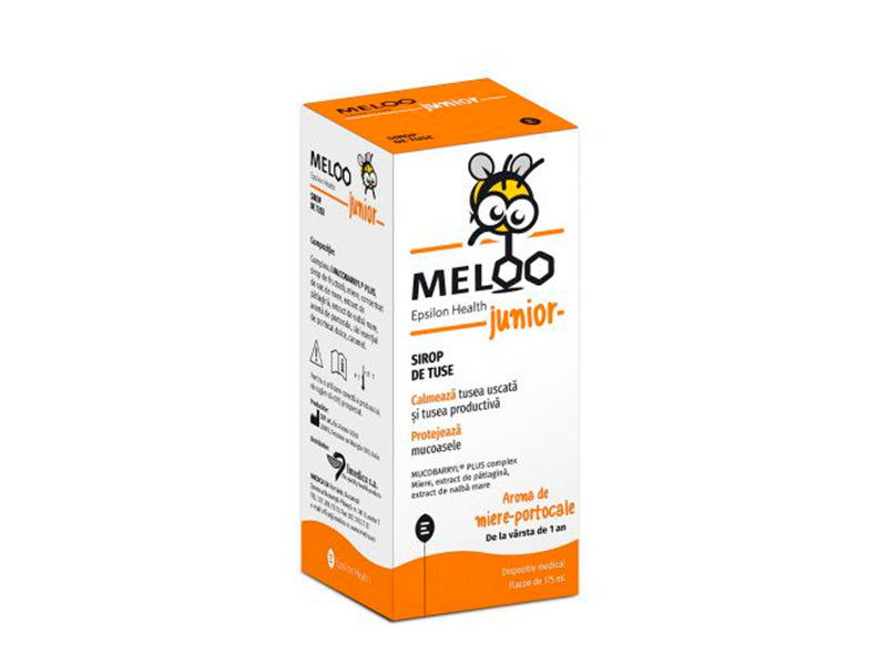 Meloo Junior sirop contra tusei 175ml(1 ani+)