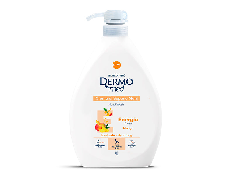 Dermomed Sapun-crema lichid Energia Mango cu dozator 600 ml