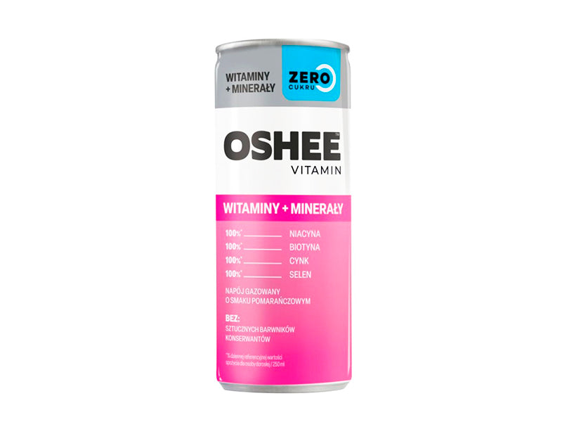 Oshee Vitamin Energy Vitamine + Minerale orange ZERO 250ml