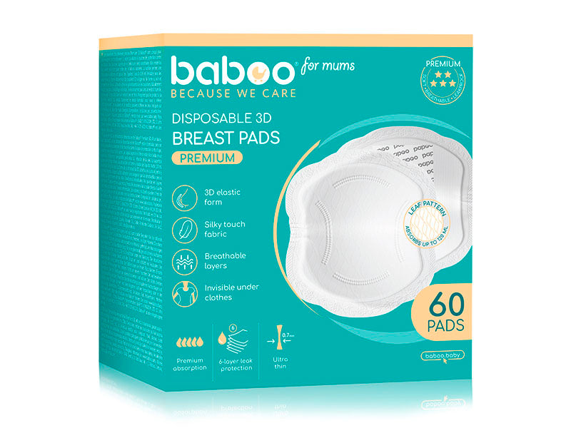 Baboo premium absorbante pentru piept