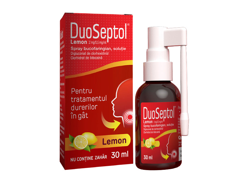 DuoSeptol Lemon 2mg/0.5mg spray pt gat 30ml