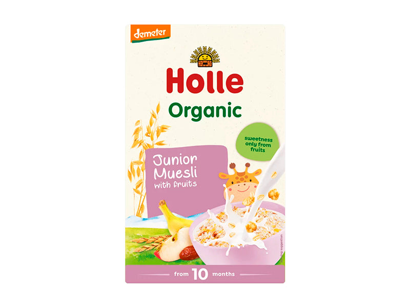 Holle Organic muesli Junior cu fructe 