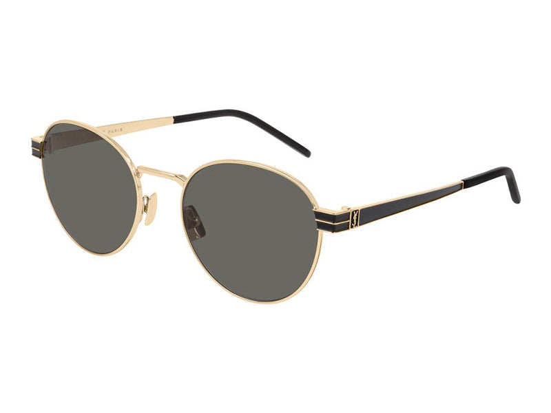 Ochelari de soare Saint Laurent SL M62-003-52, 2024, din Metal, unisex