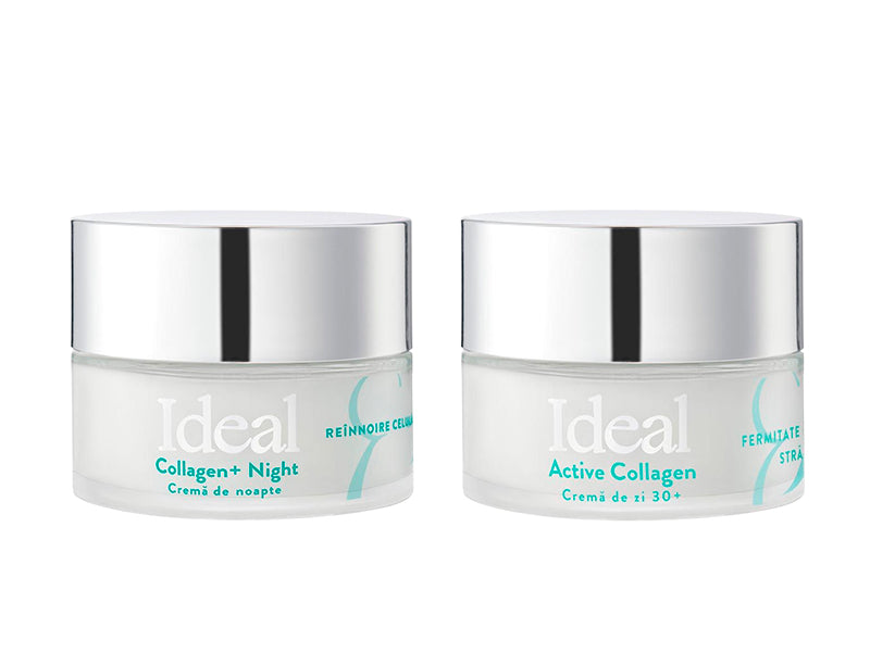 Doctor Fiterman SET IDEAL Collagen + Night Crema de noapte 50ml + Crema de zi 30+  50ml Cadou