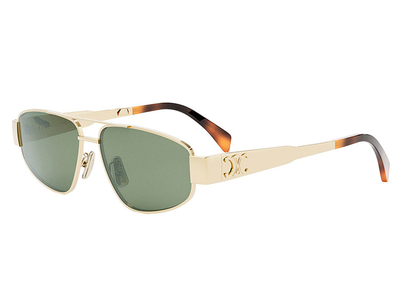 Ochelari de soare Celine Triomphe CL40281U-30N-57, 2024, din Metal, unisex