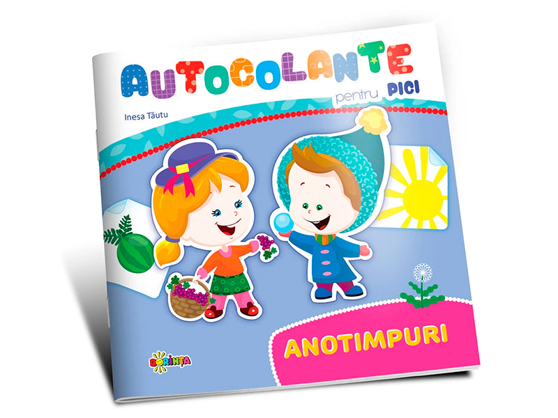 Carte autocolante pentru pici Anotimpuri