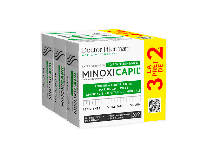 Doctor Fiterman SET Minoxicapil caps. N30   2+1 Cadou