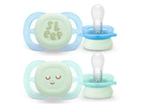Philips Avent Ultra Start Night Пустышки из силикона 0-2м