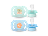 Philips Avent Ultra Start Suzete din silicon 0-2m 2 buc SCF075/04