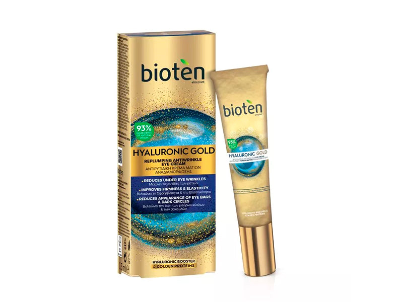 BIOTEN Crema ochi  HYALURONIC GOLD  15ml