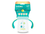 Baboo cana nasuc silicon cu maner 260ml verde 9M+  8-026