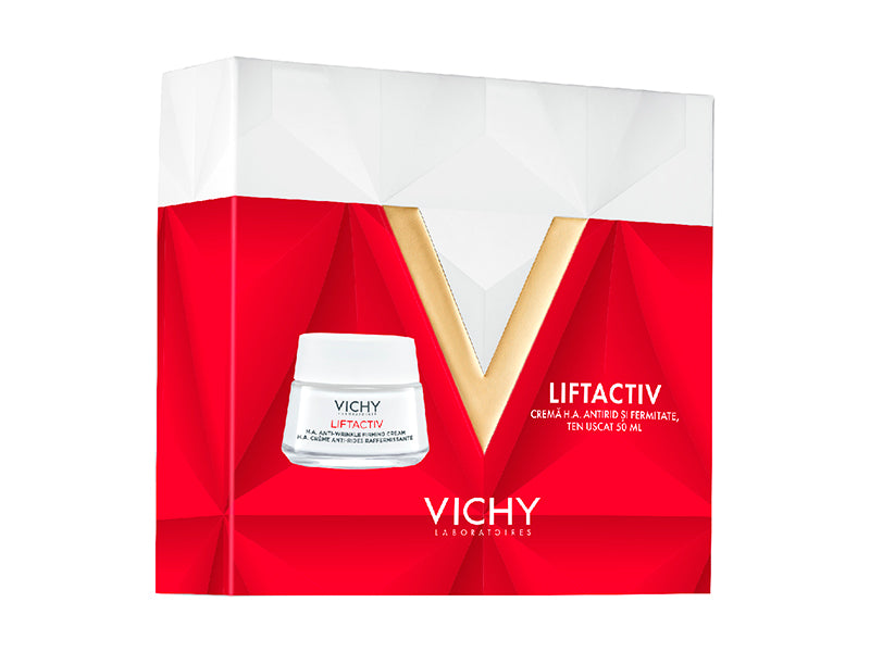 Vichy Trusa XMAS 2024 Liftactiv HA crema ten uscat 50ml