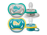 Philips Avent Ultra Air Suzete din silicon 18m+ 2 buc  SCF349/24 new