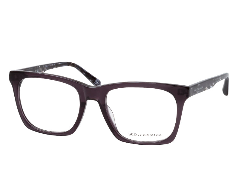 Rama optica SCOTCH & SODA VINCENT SS4015-029/54-19, crystal black, 2024, din Acetat, p/u barbati