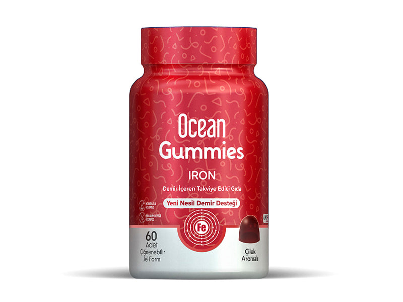Ocean Smart Gummies Iron jeleuri masticabile