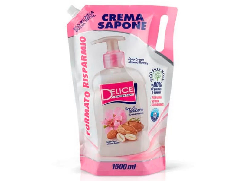 Delice Sapun lichid Flori de Migdale 1.5ml rezerva