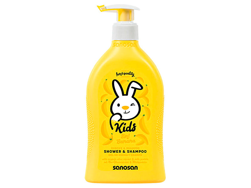 Sanosan Kids gel dus si sampon Banana 400 ml