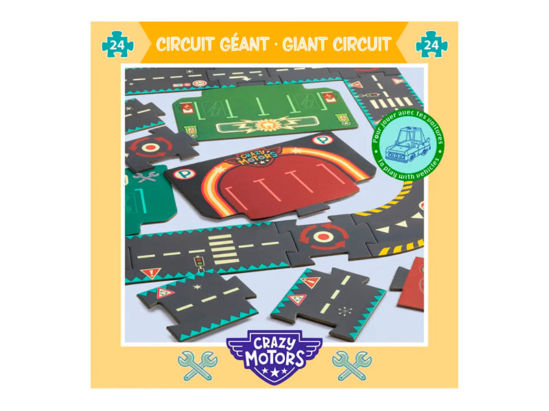 Art toys circuit de ville - puzzle geant dj05497