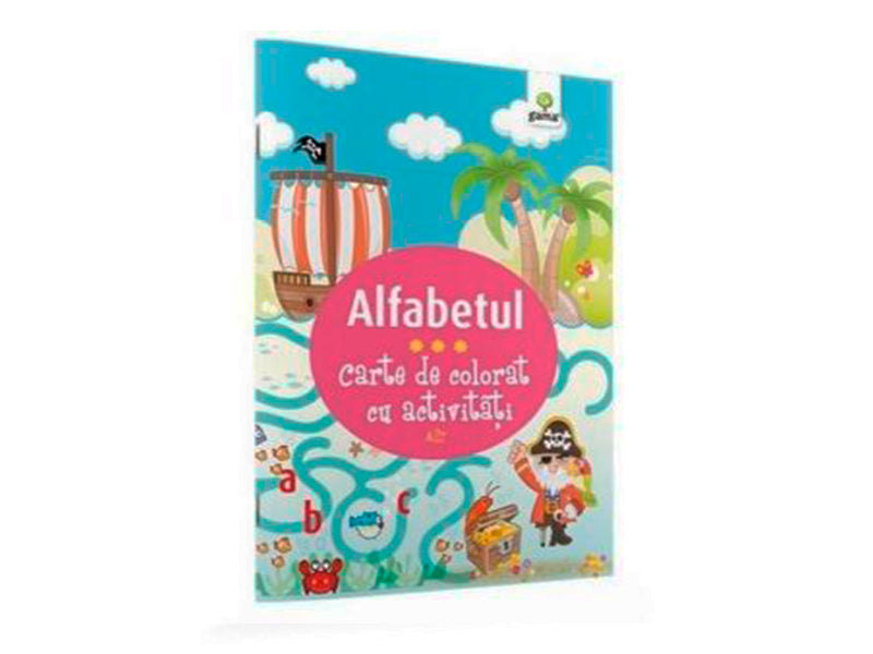 Carte Alfabetul de colorat
