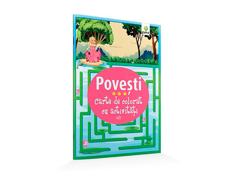 Povesti carte de colorat