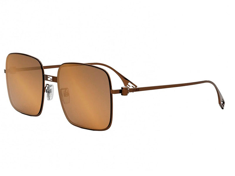 Ochelari de soare Fendi Baguette FE40123U-45G-55, 2025, din Metal, p/u femei