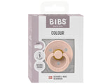 BIBS Suzeta Colour Latex in Ambalaj Eco, Tetina Rotunda, 0 luni+ Blush