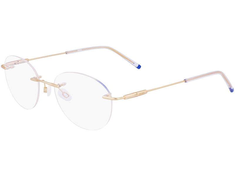 Rama optica ZEISS ZS22109-717/51-17, 2024, satin gold, din Titan, unisex (Marchon)