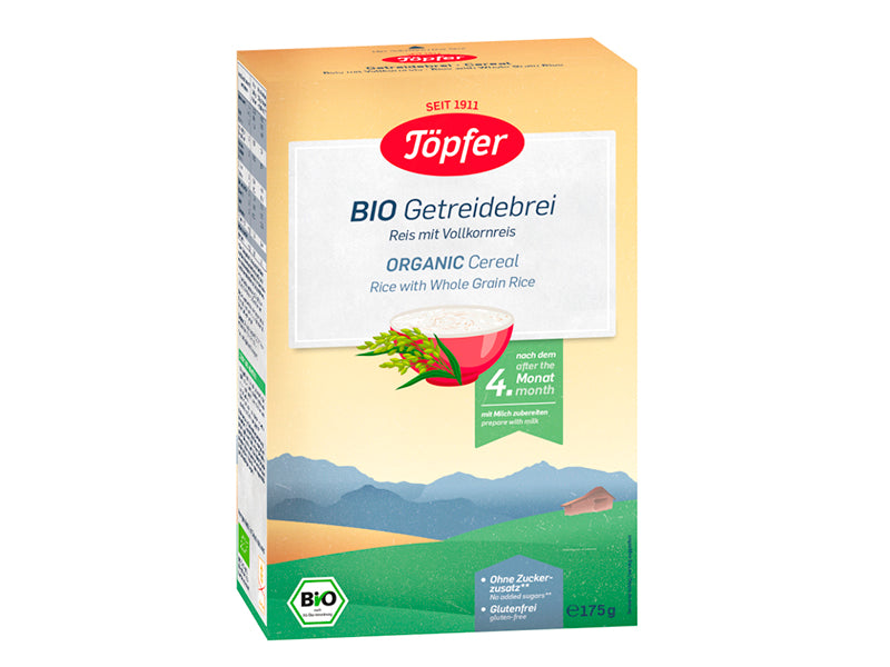 Topfer Terci Cereale BIO orez integral 4 luni 175g