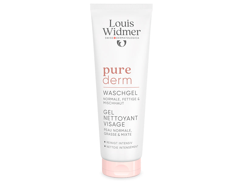 Louis Widmer Purederm Gel de curatare pu fata 0% parfum 125ml