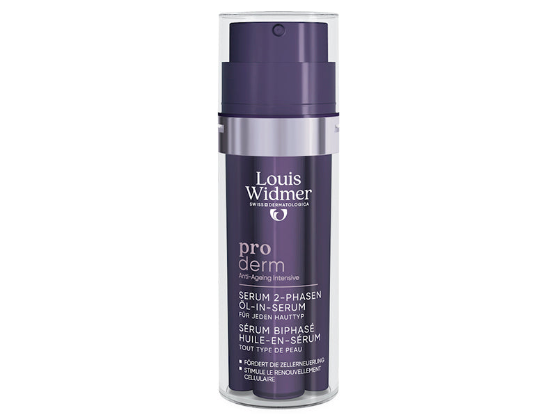 Louis Widmer Proderm Anti-Ageing Intensiv Serum 2-Phase Oil-in-Serum 0% parfum 35ml