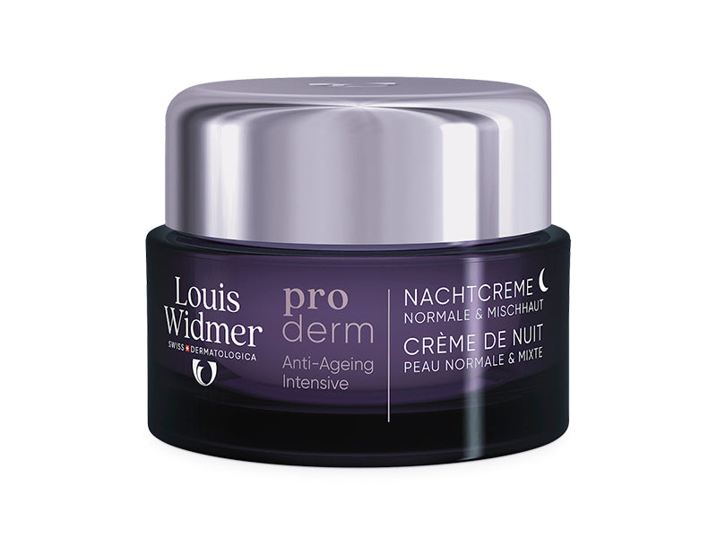 Louis Widmer Proderm Anti-Ageing Intensiv Crema de noapte 0% parfum 50ml