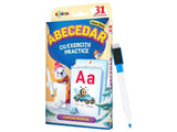 Carte 31 de cartonase scrie si sterge abecedar cu exercitii practice