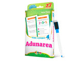 Carte 27 cartonase, scrie si sterge, adunarea