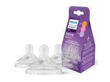Philips Avent Natural Тетины с естественным потоком, 3 штуки SCY960/03