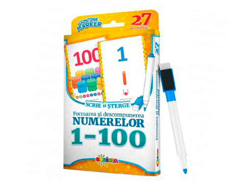 Cartonașe Numerele 1-100