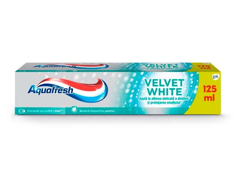 Aquafresh Pasta de dinti Velvet White