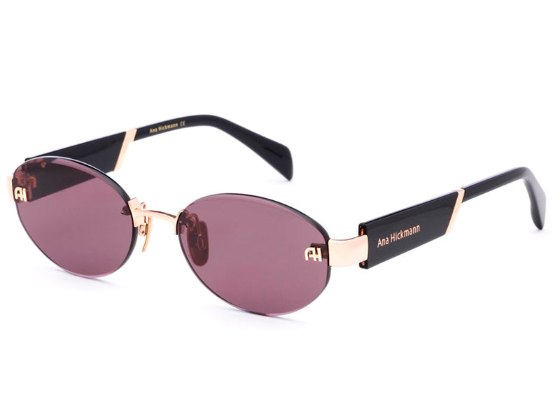 Ochelari de soare Ana Hickmann AH3317-04A-56, 2025, din Metal, p/u femei