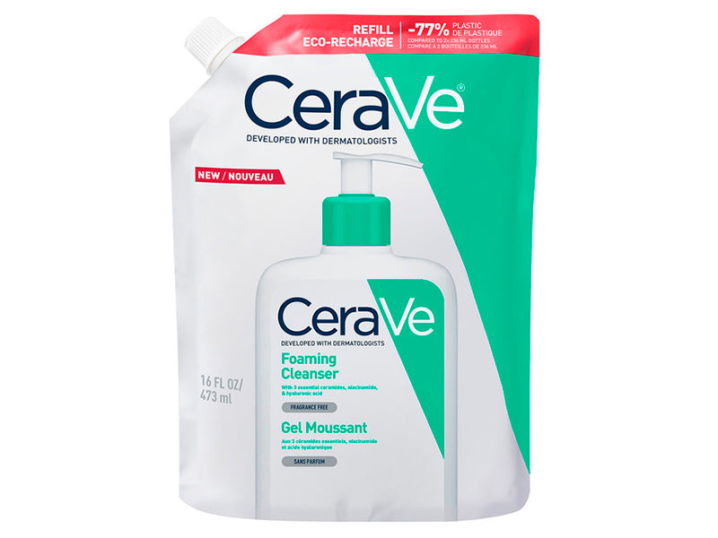 CeraVe Gel de curatare spumant piele normal-mixta rezerva 473ml