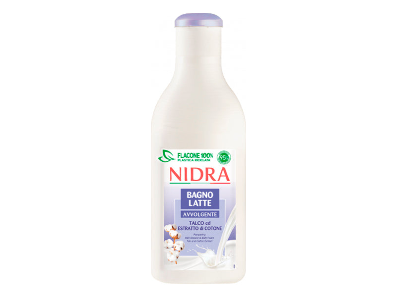 Nidra Lapte-Gel de baie Talc Cotton