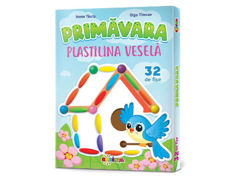 Plastilina vesela.Primavara (32 fise)