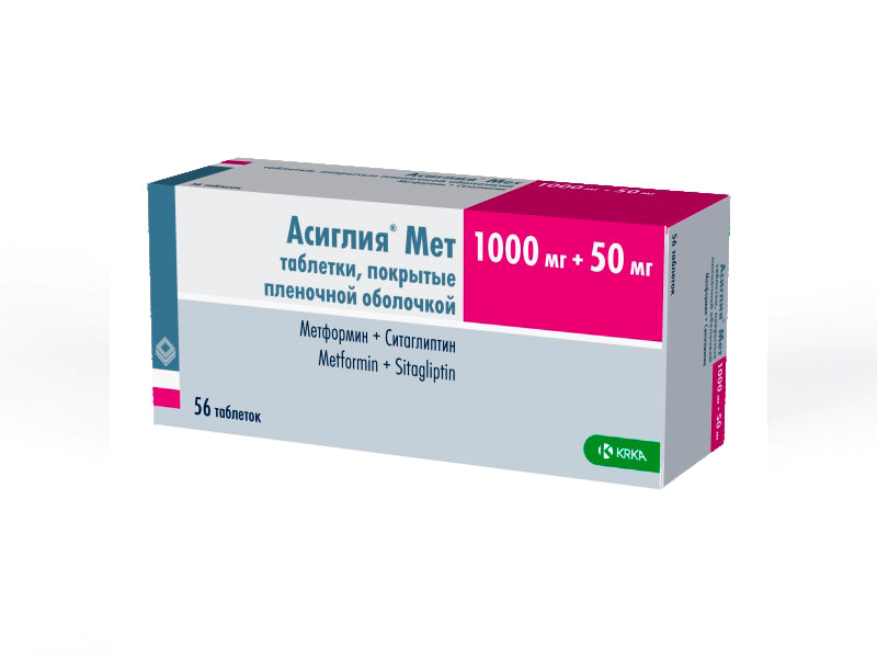 Asiglia Met 50mg/1000mg 