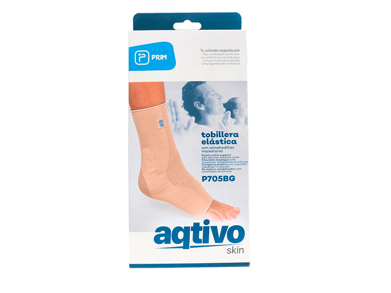 PRIM Supor elastic pentru glezna cu pernute de silicon P705BG L