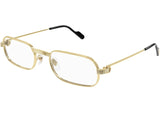 Rama optica Cartier Exception CT0556O-001/55-20-145, 2025, din Metal, p/u barbati