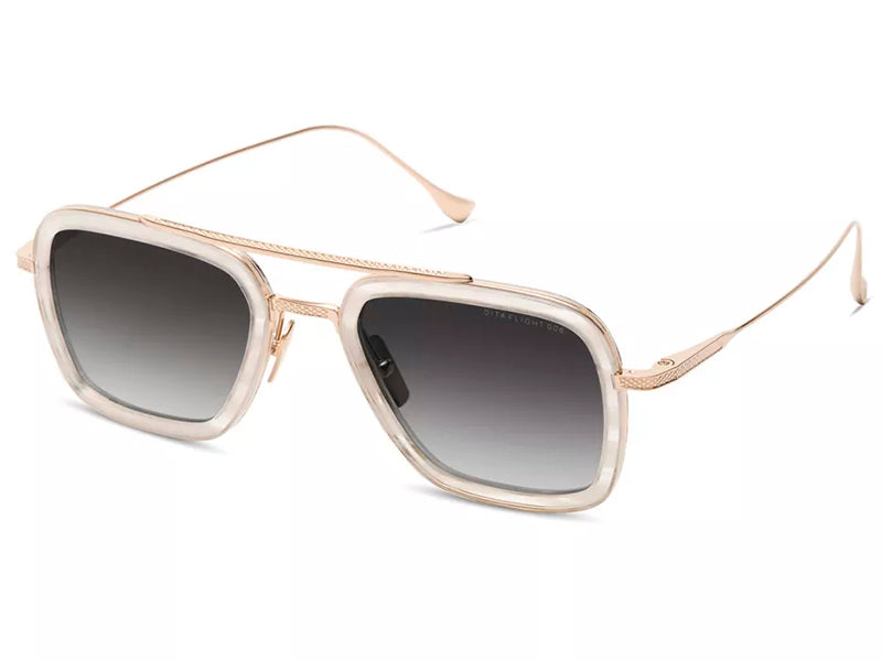 Ochelari de soare Dita FLIGHT.006 7806-V-WHT-GLD-52, 2025, din Titan, p/u barbati