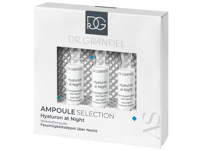 Dr.Grandel Fiole Concentrat cu Acid Hialuronic pe noapte 3 x 3 ml
