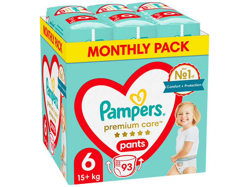 Pampers 6 M BOX PANTS PREMIUM CARE 93