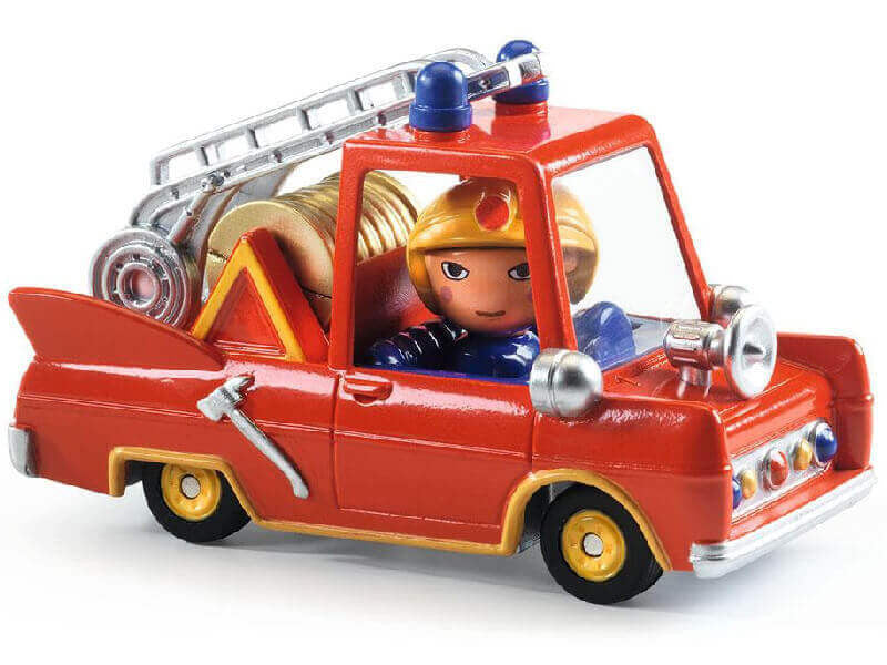 Art toys Crazy Motors Car Little fire truck